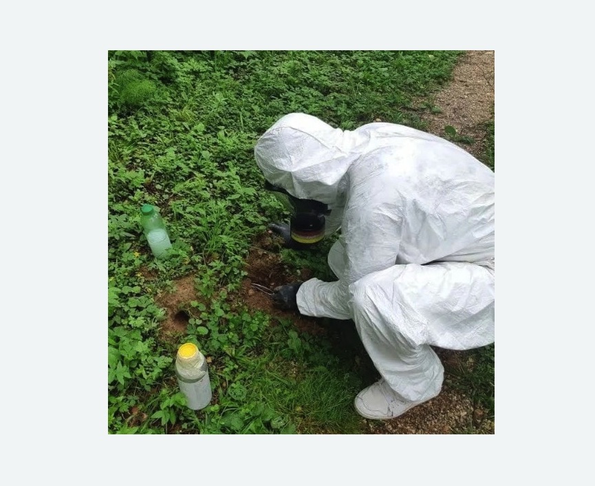 уничтожение кротов на участке в Харабали